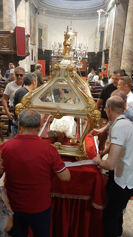 Le celebrazioni di Santa Cristina