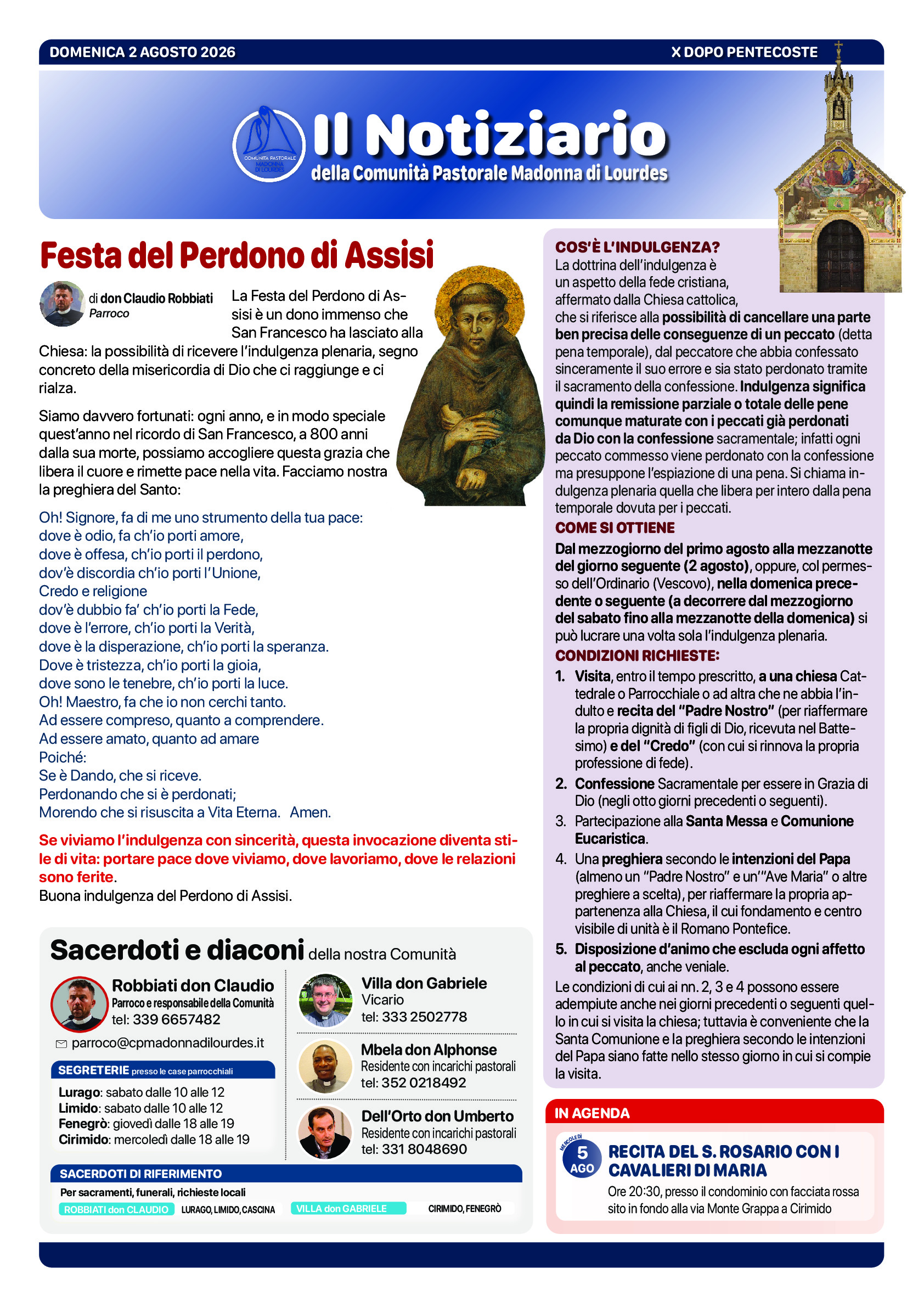 Anteprima: Notiziario di domenica 1 agosto 2026